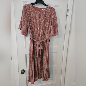 She & Sky floral midi dress